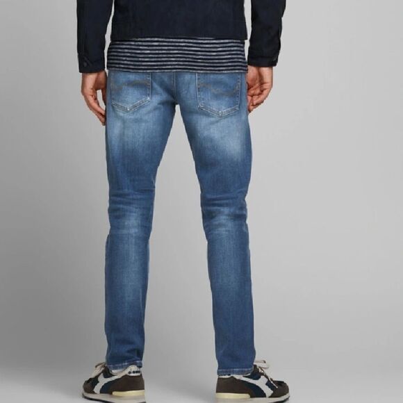JACK & JONES 411 NOOS TAPERED JEANS SZ  W36xL32  NWT IN PACKAGING - Picture 2 of 7